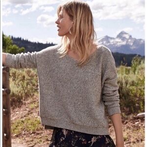 Anthropologie Gray Sweater